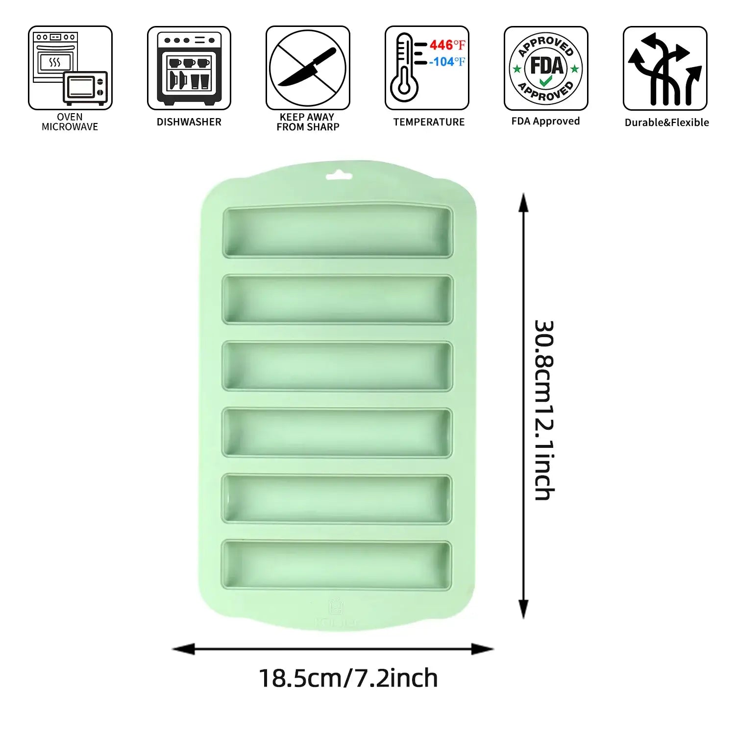 Rectangle Chocolate Silicone Mold