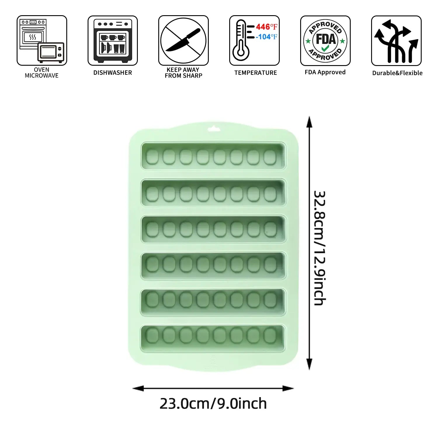 Rectangle Chocolate Silicone Mold