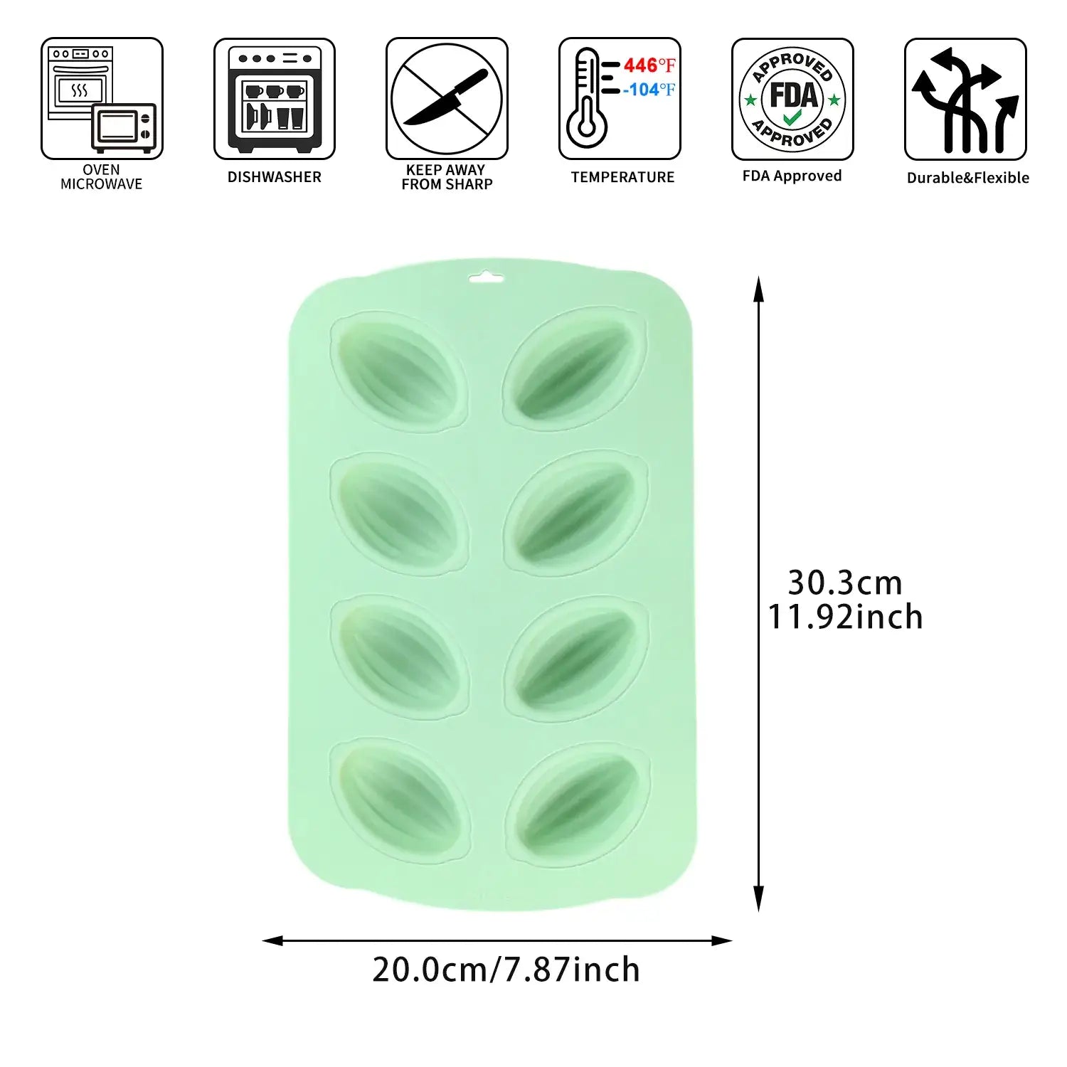 Nut Silicone Chocolate Mold