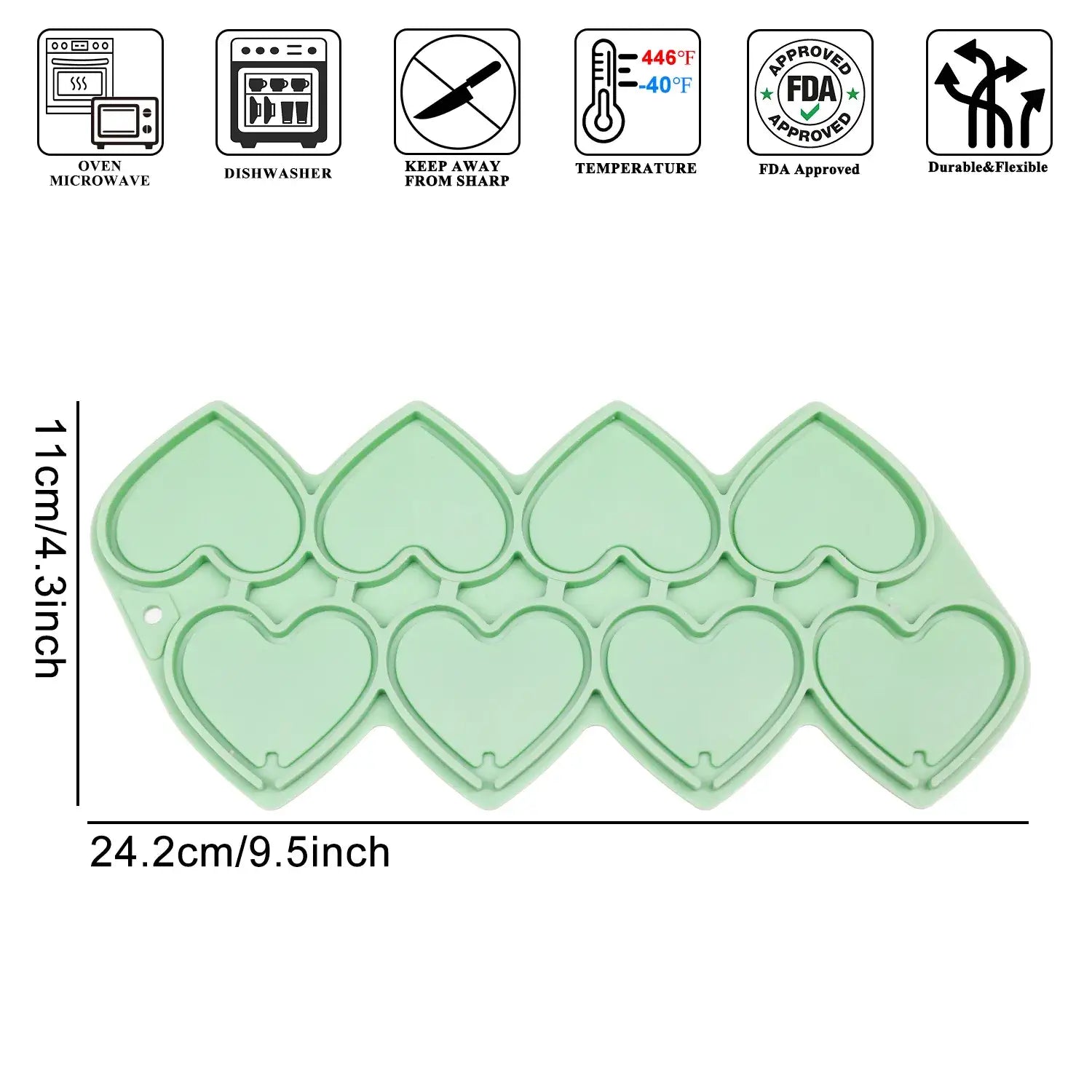 Silicone Candy Row Mold