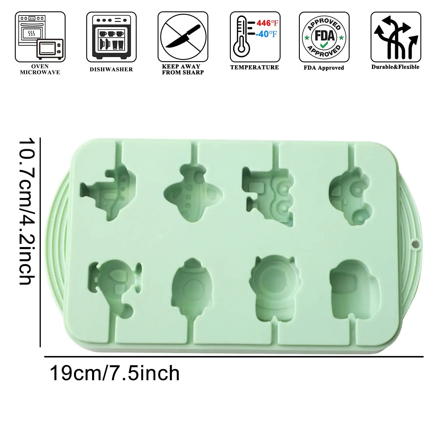 Silicone Candy Row Mold
