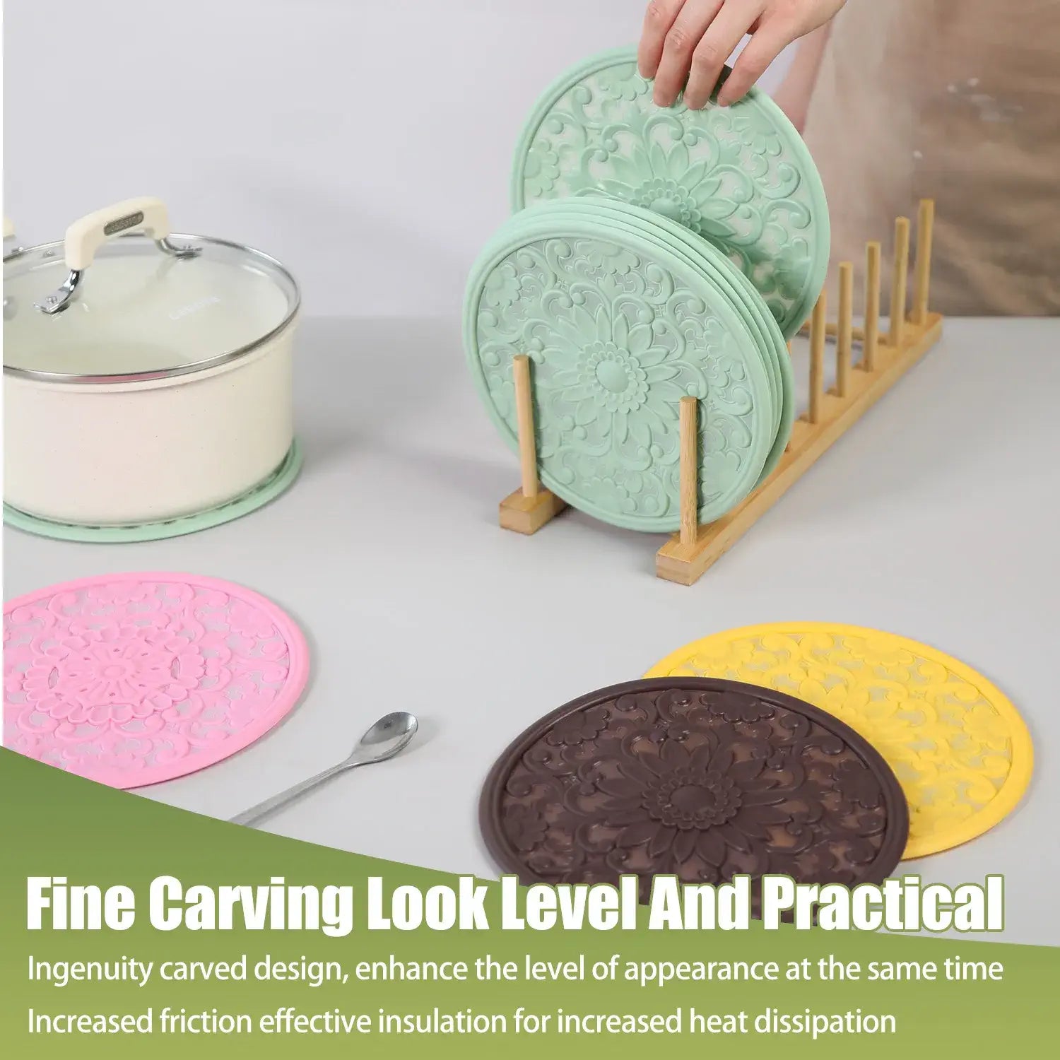 Round Silicone Table Placemats