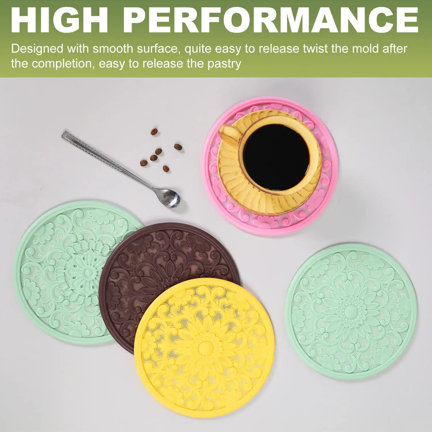 Round Silicone Table Placemats