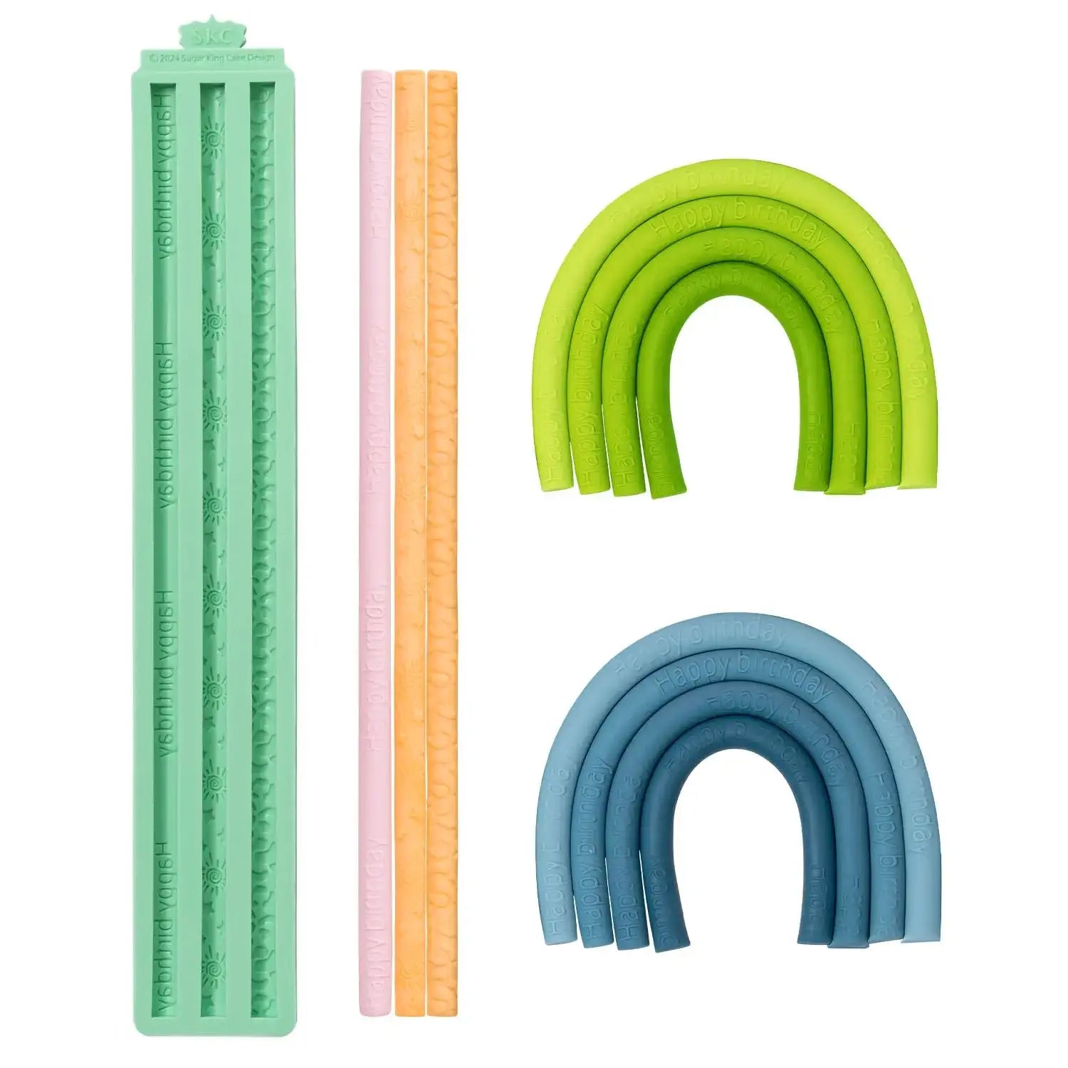 Rainbow Fondant Mold