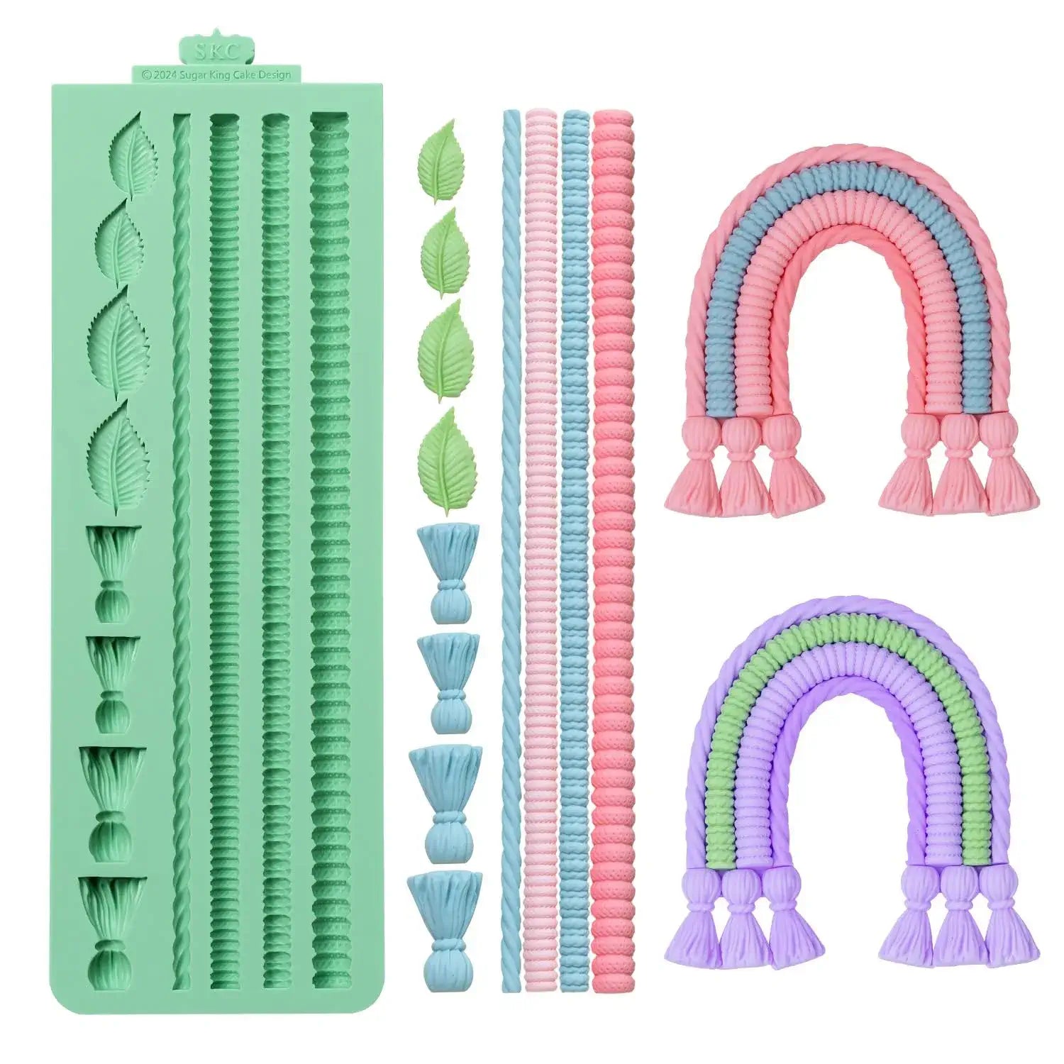 Hemp Rope Fondant Mold