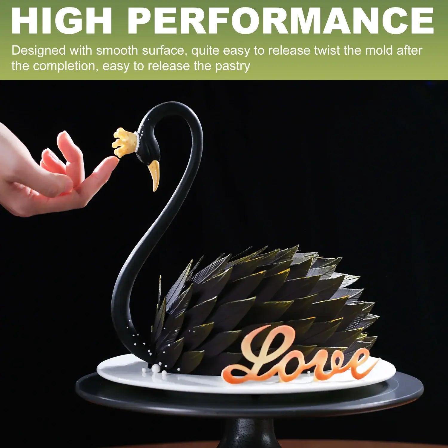 Silicone Swan Fondant Molds