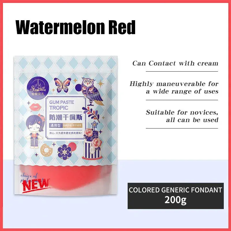 Colorful Moisture-proof Gum Paste