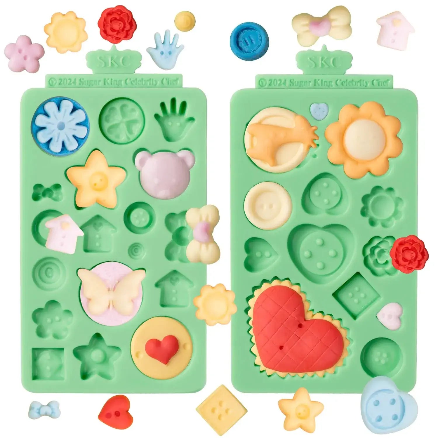 Button Fondant Molds