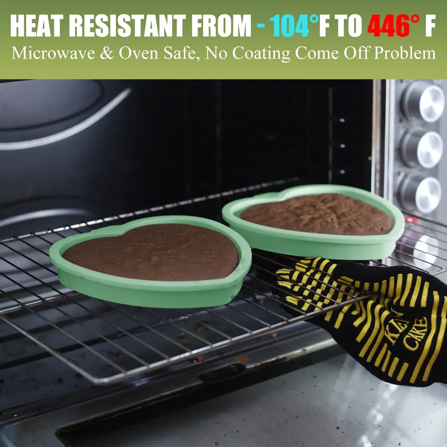 Silicone Heart Shaped Cake Pan