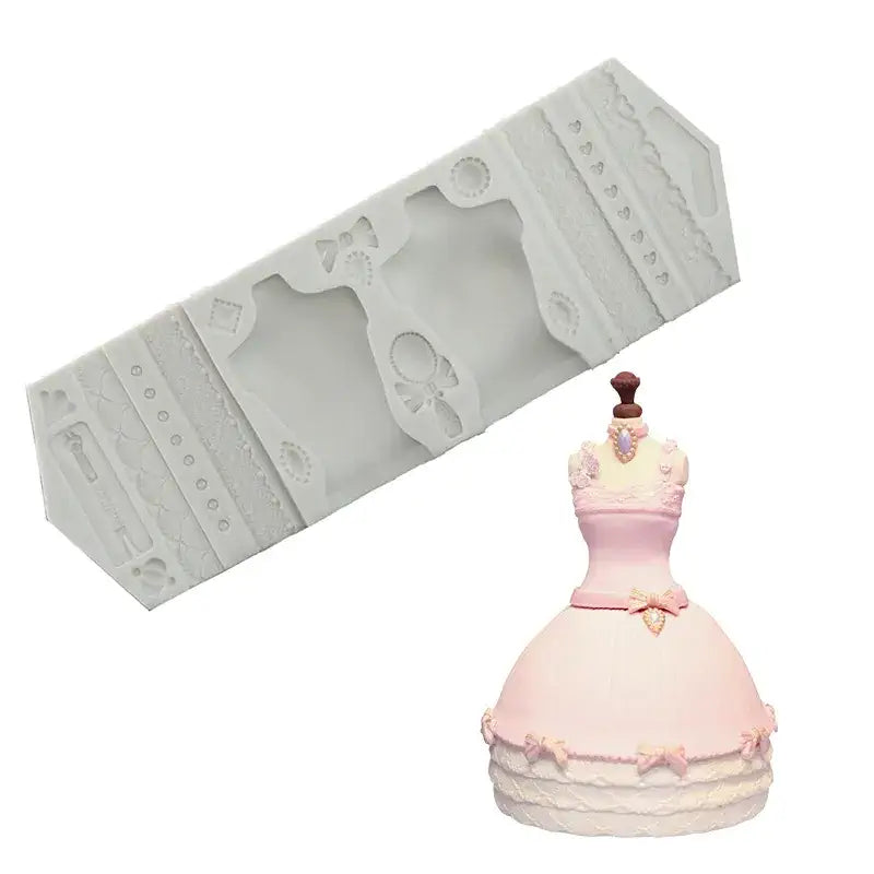 Wedding Dress Fondant Molds
