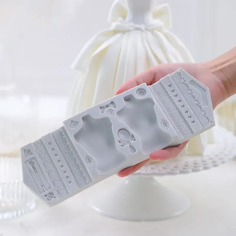 Wedding Dress Fondant Molds