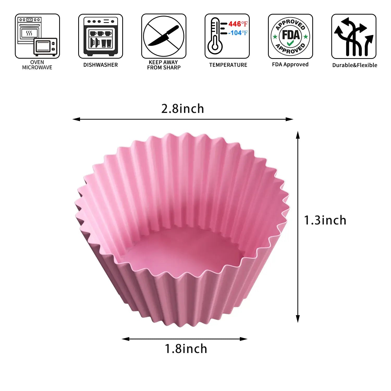 Reusable Silicone Muffin Cup
