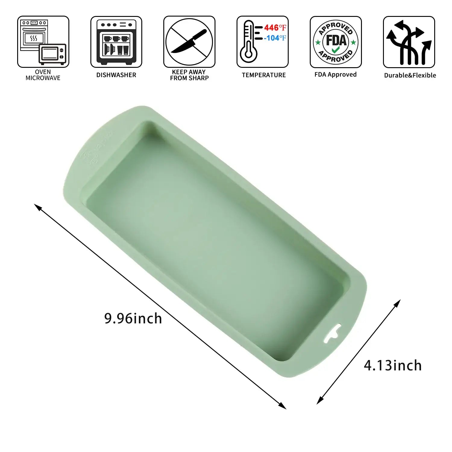 Rectangle Silicone Cake Mold