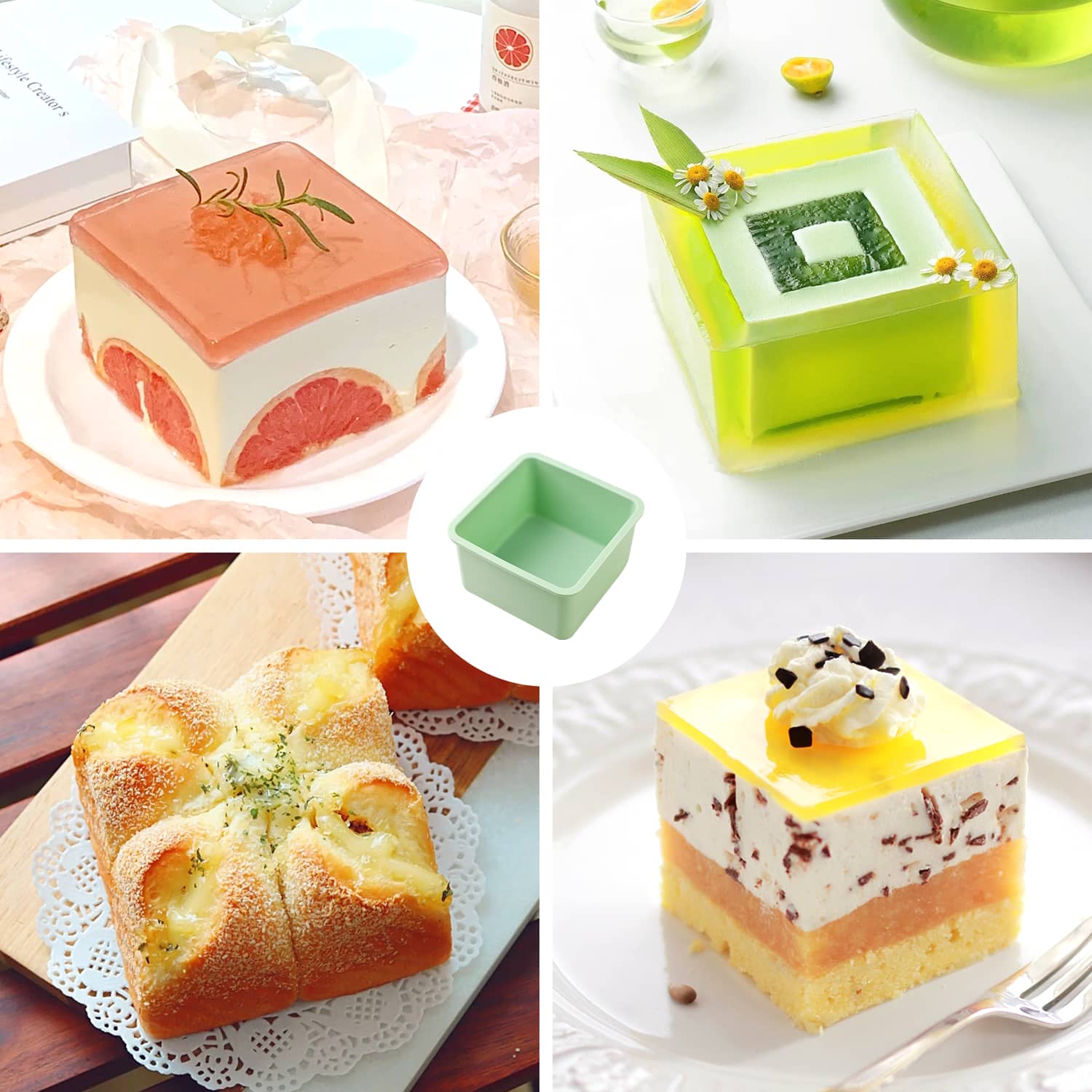 Square Silicone Cake Mold