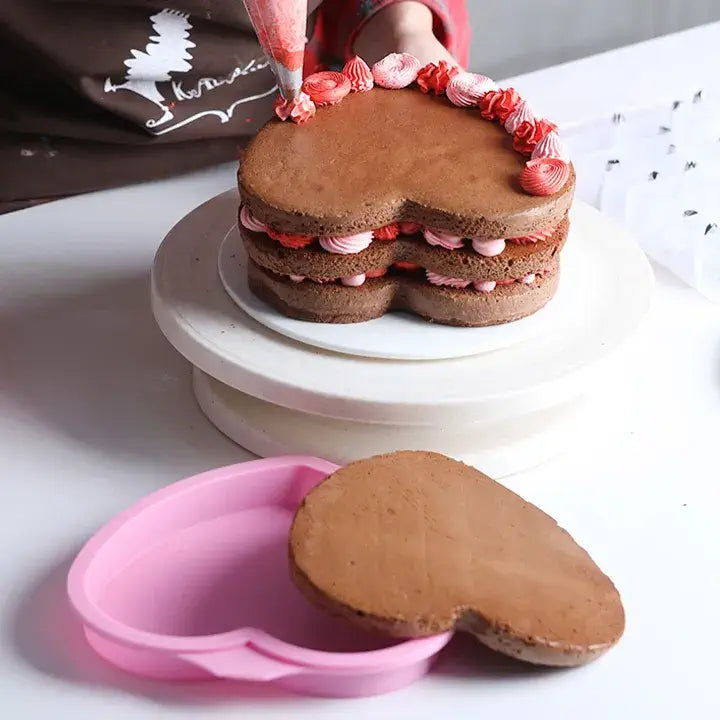 Silicone Heart Shaped Cake Pan