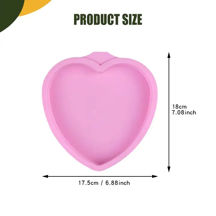 Silicone Heart Shaped Cake Pan
