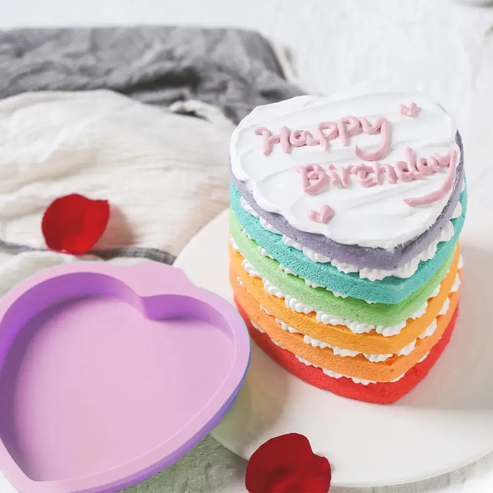 Silicone Heart Shaped Cake Pan