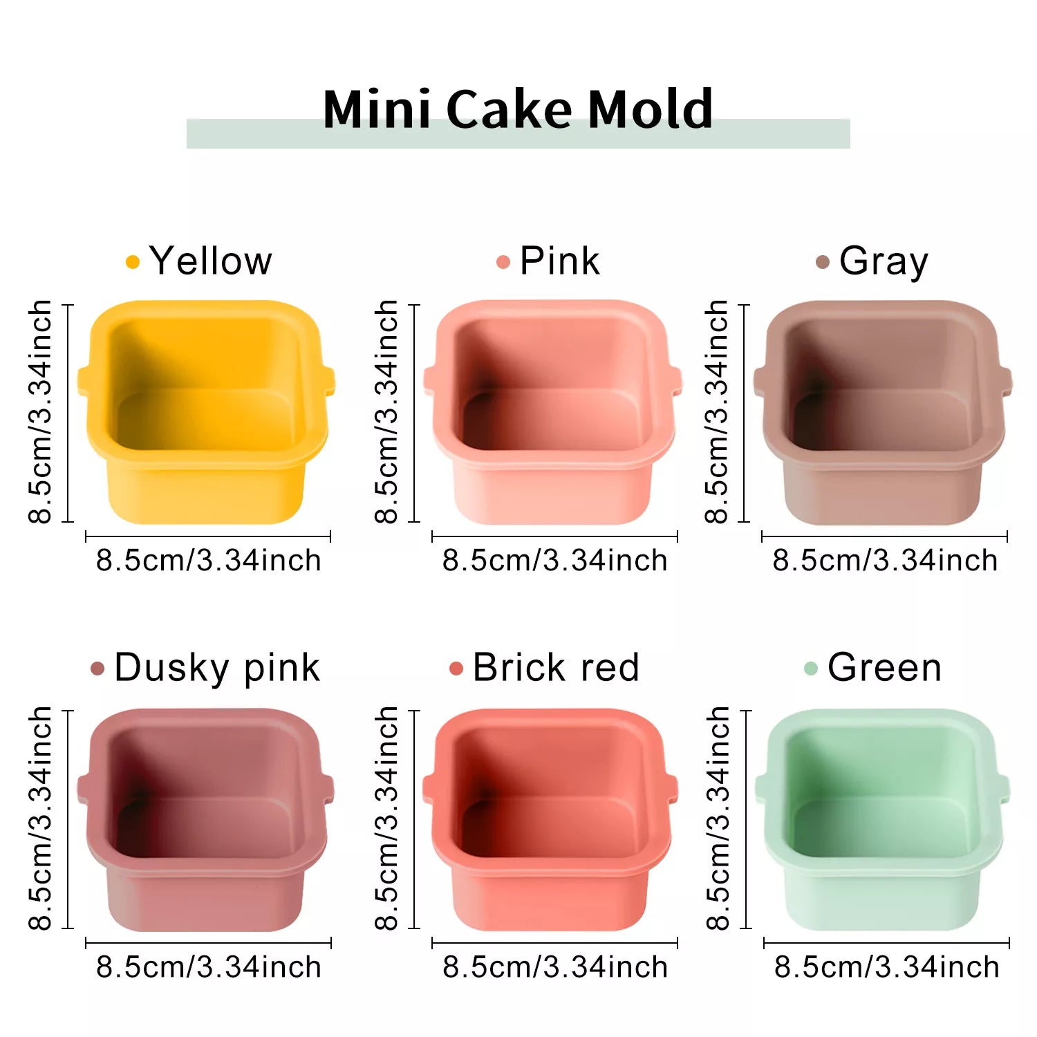 Colorful Macaron Split Cake Silicone Mold