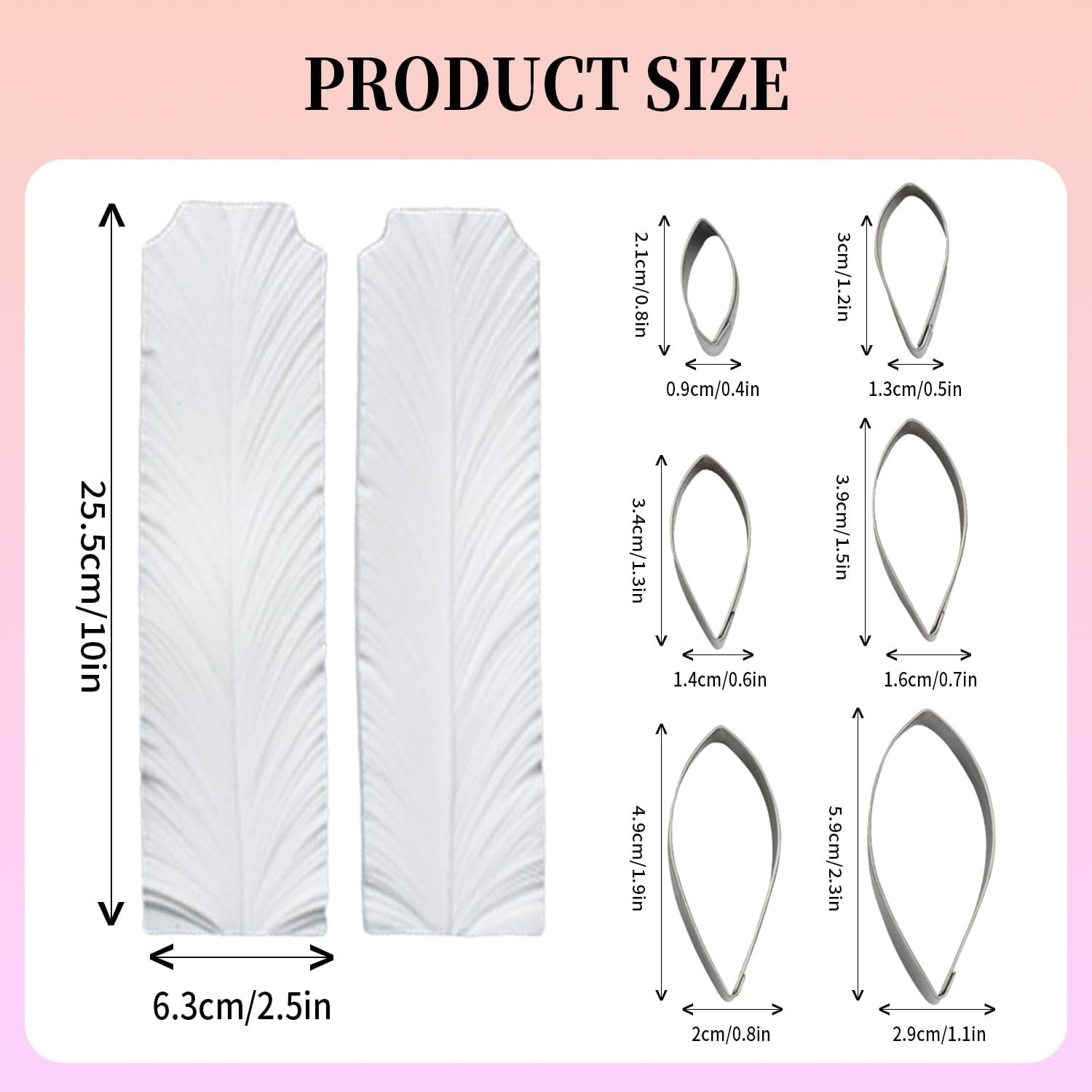 Feather Candy Molds
