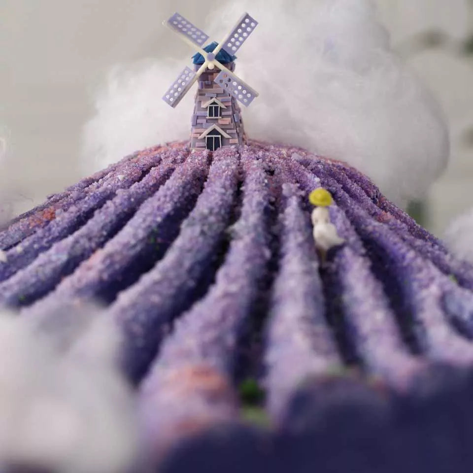 Lavender Fields Mini-Scape Cake Masterclass