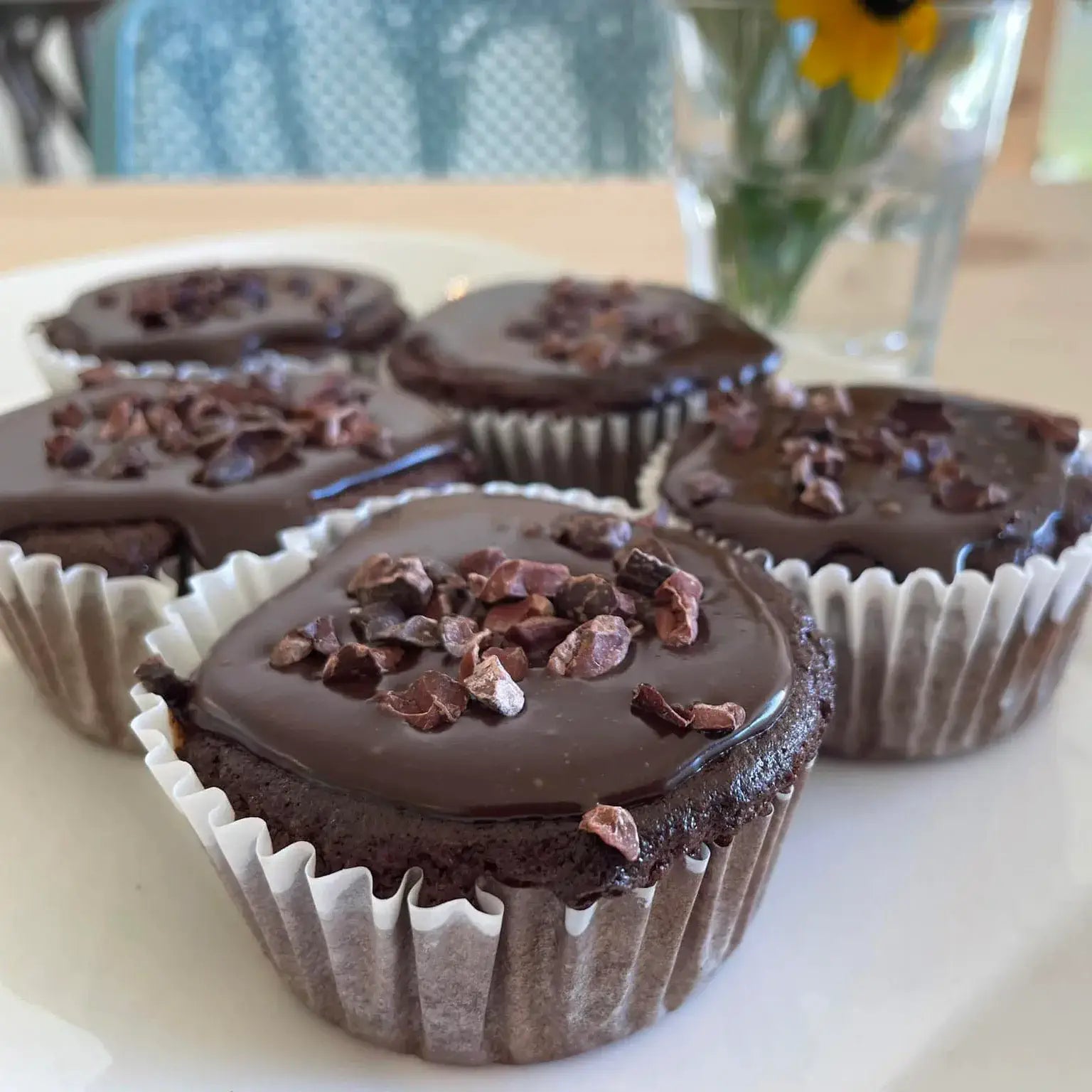 Vegan Chocolate Prune Cupcakes