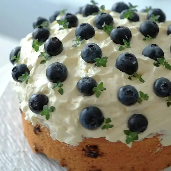 Blueberry Cream Cake