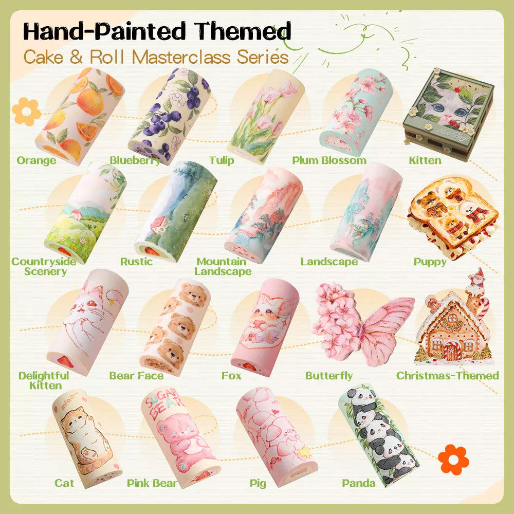 Hand-Painted Themed Cake & Roll Masterclass Series