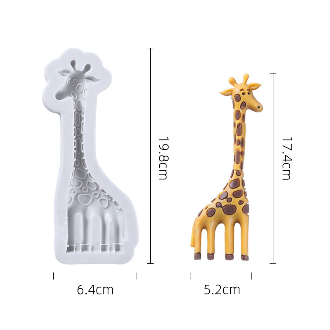 Giraffe Silicone Mold