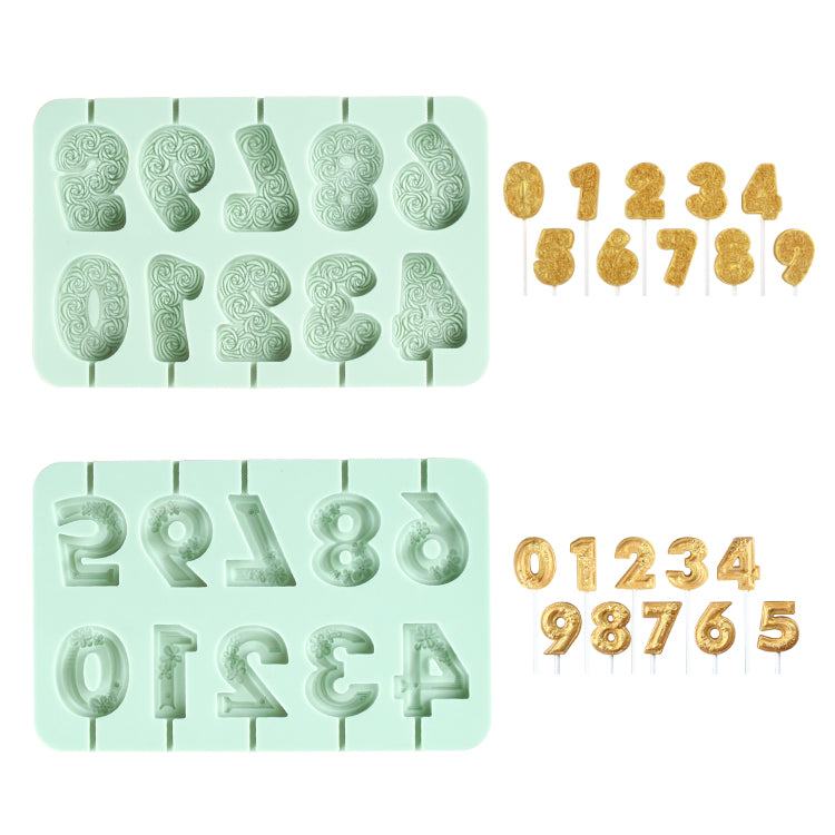 Molde para piruletas de alfabeto