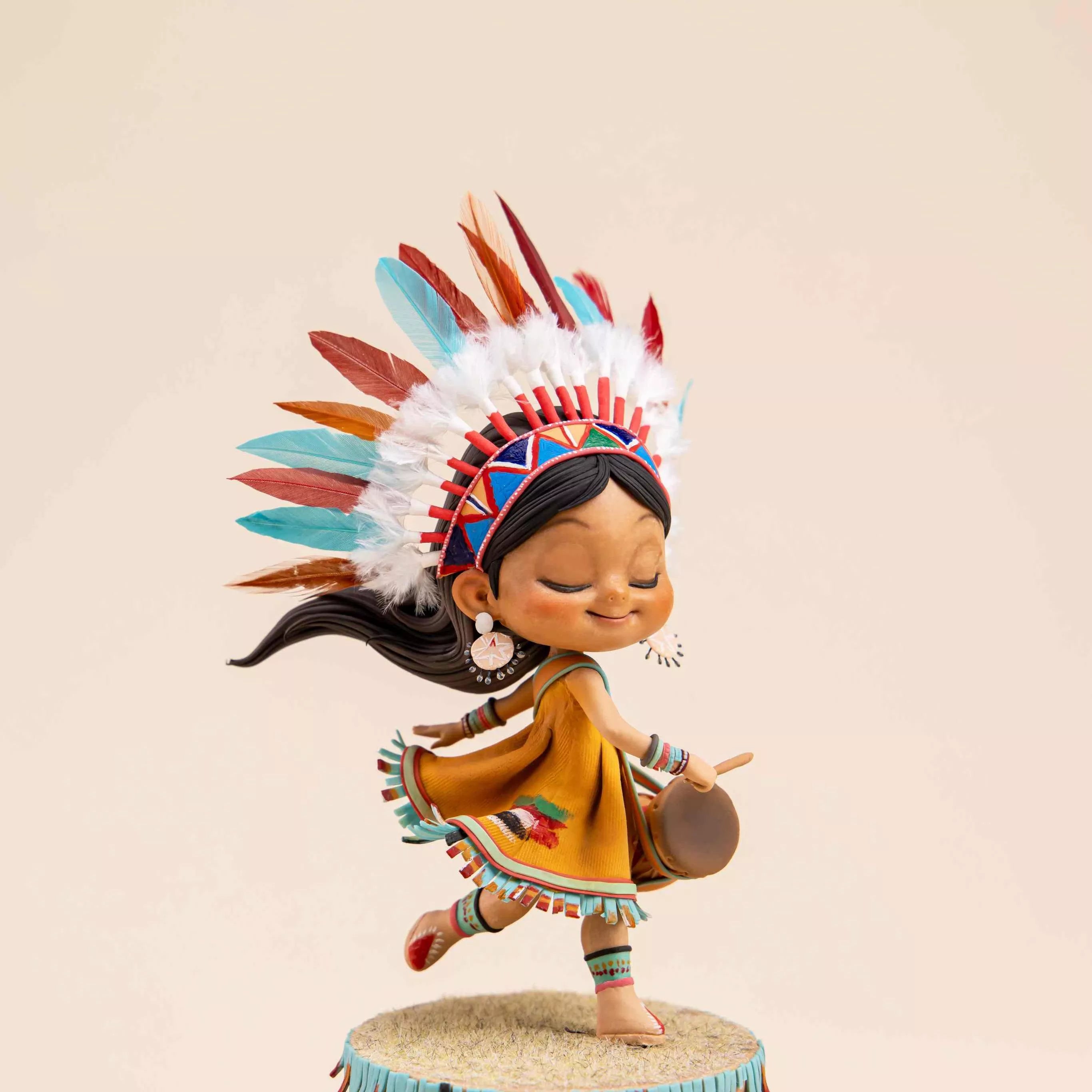 Tribal Girl Melody Fondant Figurine Masterclass