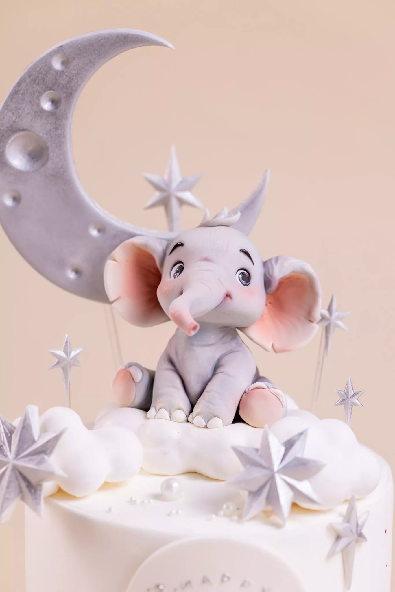 Moonlit Cloud Elephant Fondant Cake Masterclass
