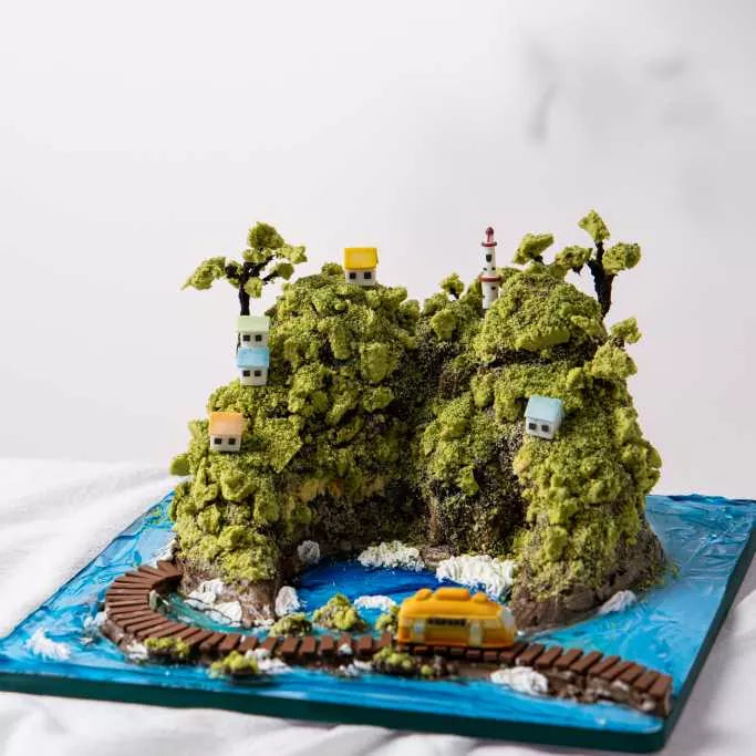 Seaside Lighthouse Mini-Scape Cake Masterclass