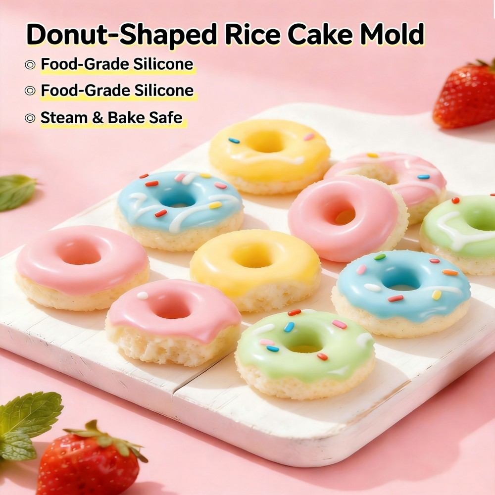 18-Cavity Mini Donut Silicone Mold