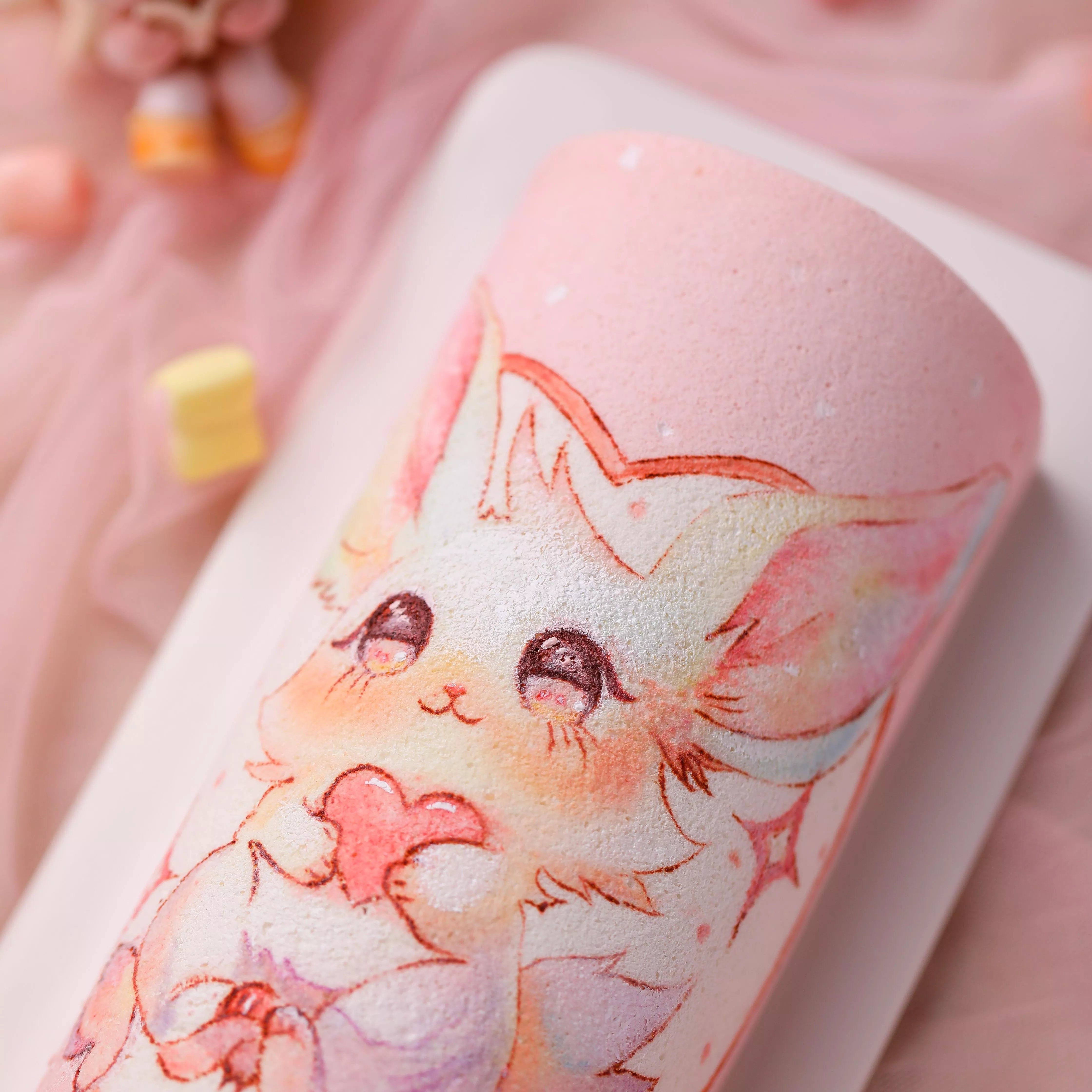 Hand-Painted Fox Swiss Roll Cake Masterclass