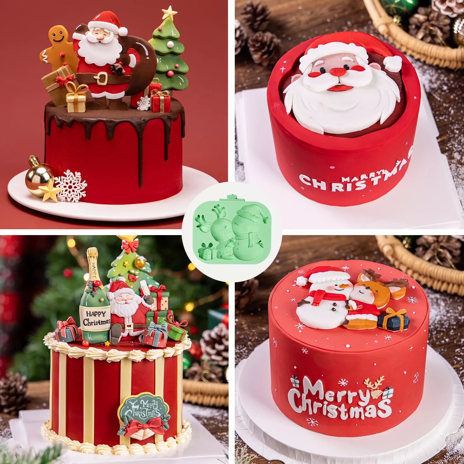 New Christmas-Themed Silicone Mold