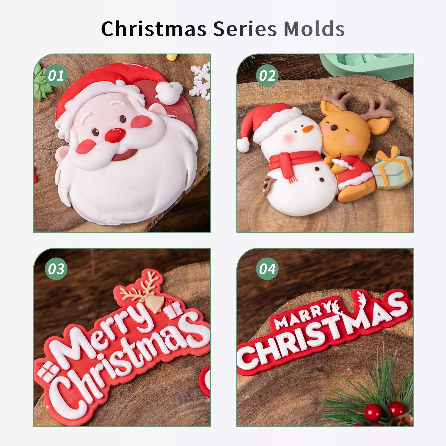 New Christmas-Themed Silicone Mold