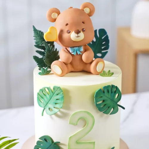 Heart-Shaped Lollipop Bear Fondant Cake Masterclass
