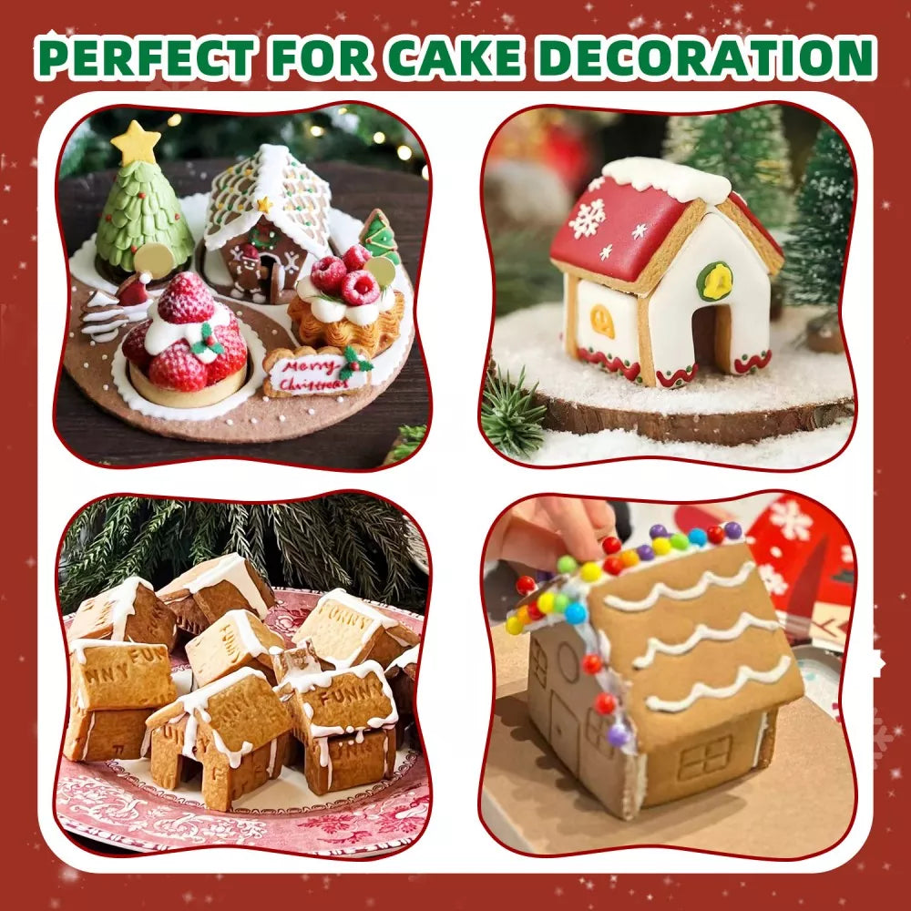 Christmas Gingerbread House Cutter & Embosser Mold