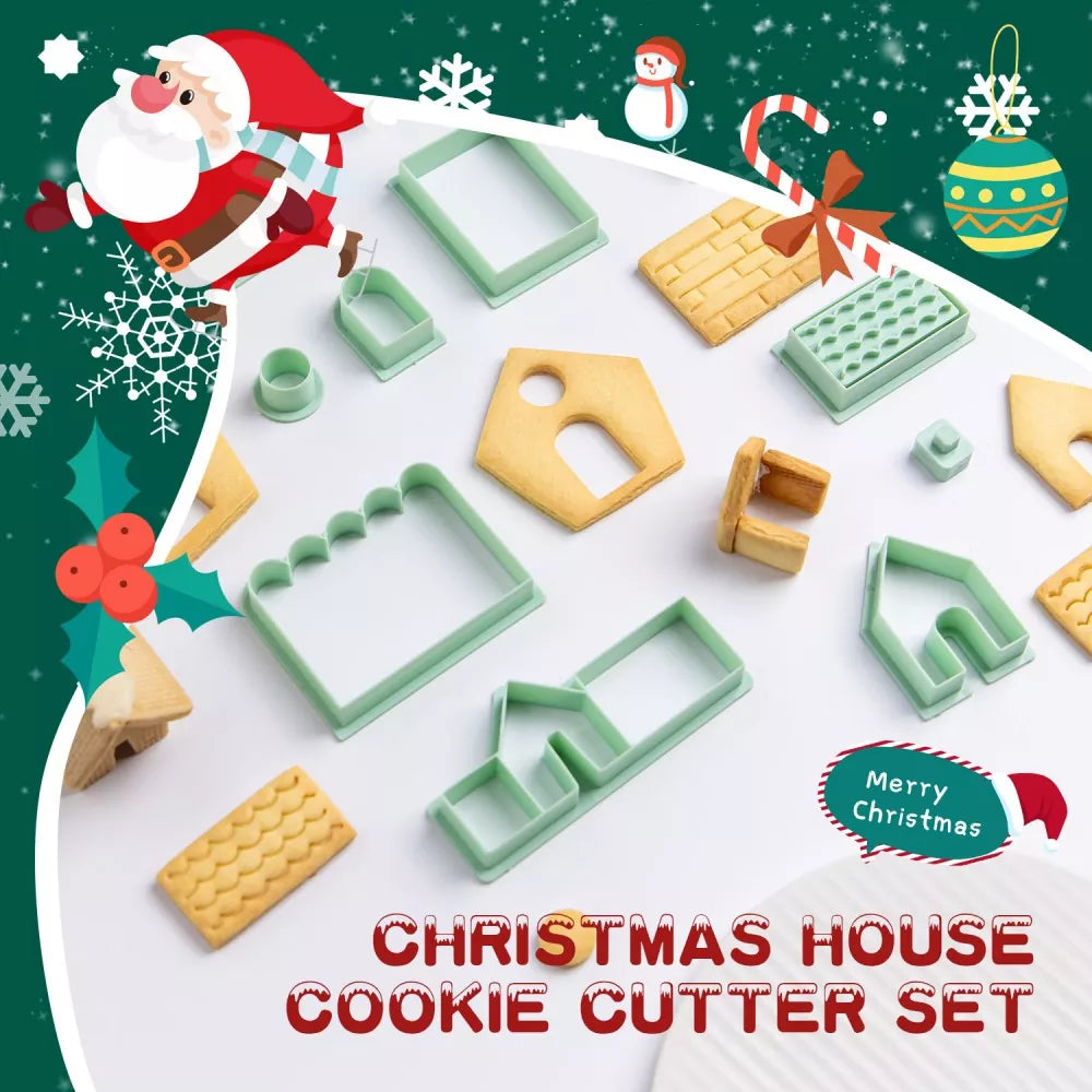 Christmas Gingerbread House Cutter & Embosser Mold