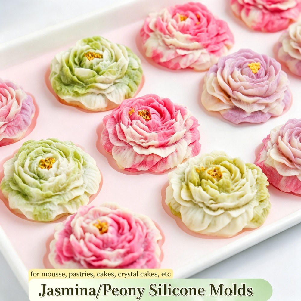 Peony Flower Silicone Mold