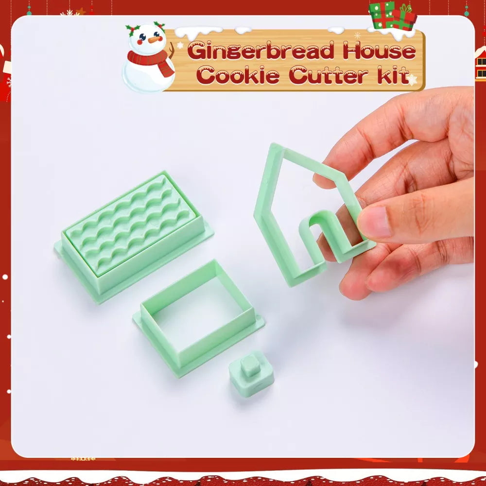 Christmas Gingerbread House Cutter & Embosser Mold