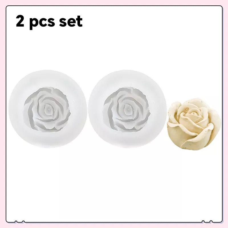 Peony Lotus Jasmine Flower Silicone Mold for Baking