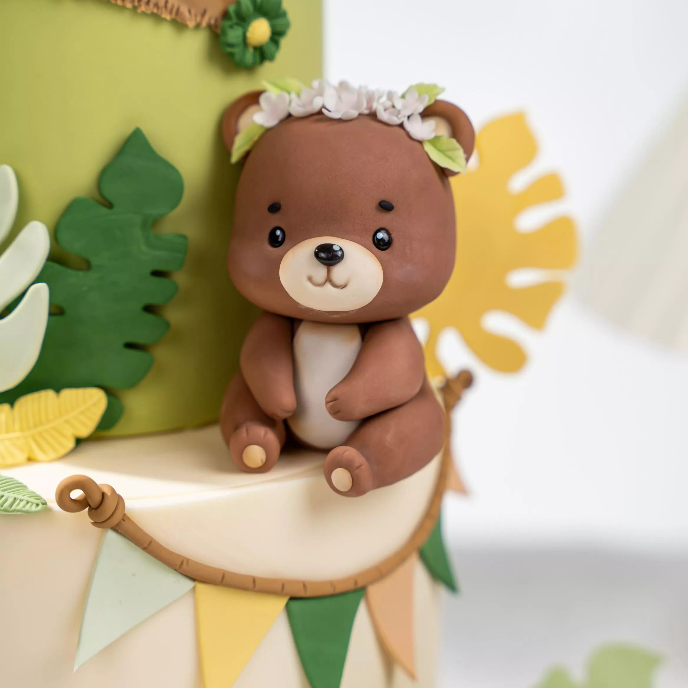Forest Birthday Party Fondant Cake Decoration Masterclass
