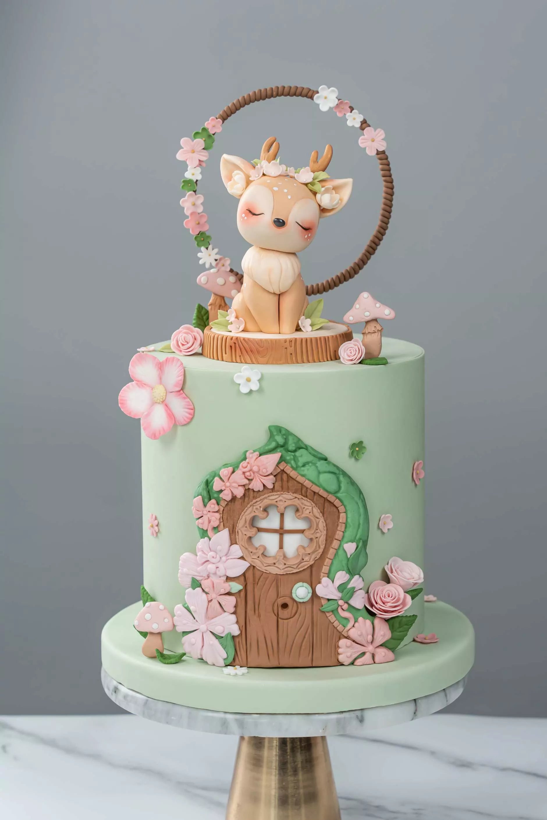 Woodland Fawn Sprite – Fondant Character Cake Masterclass