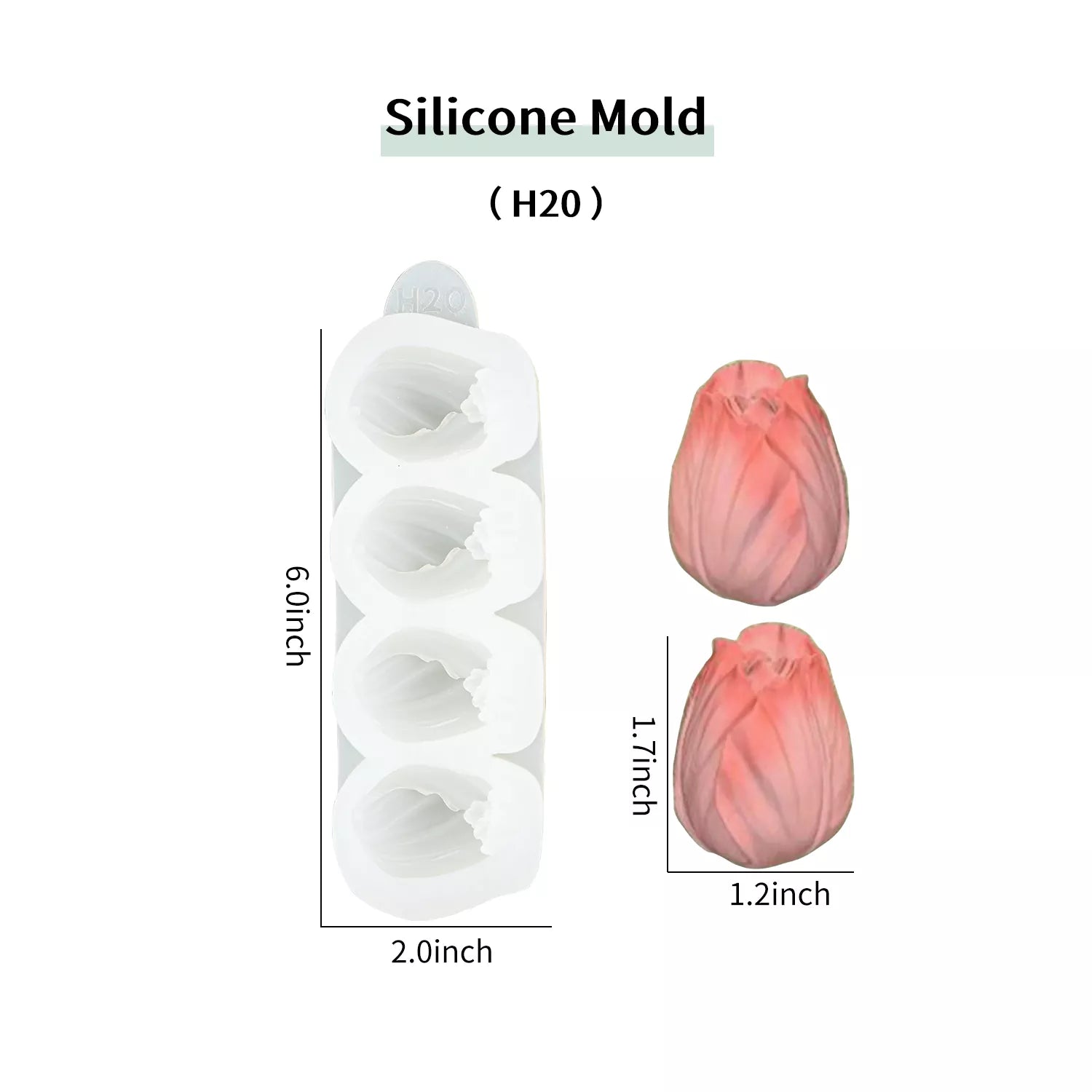 Flower Piping SIlicone Molds Set