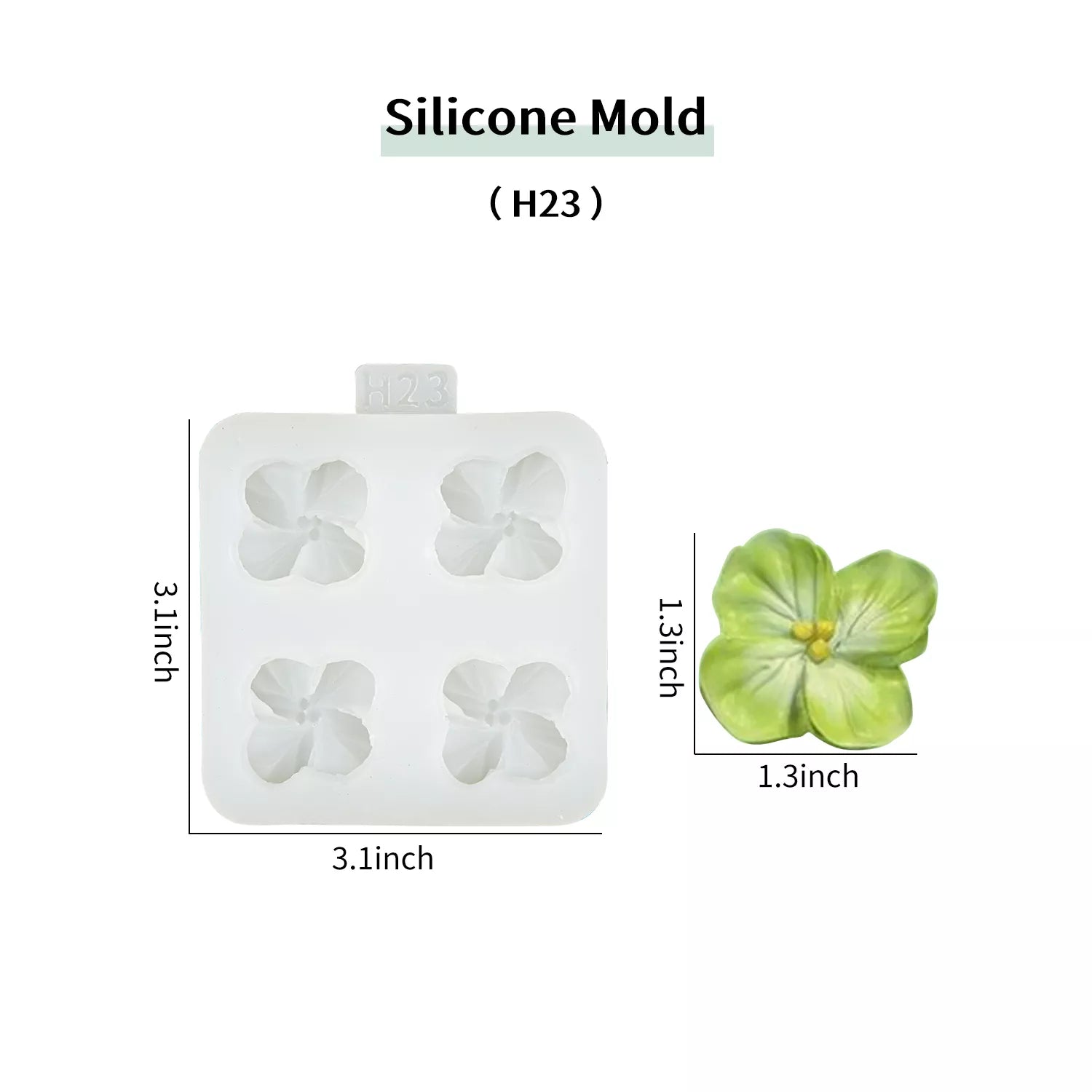 Flower Piping SIlicone Molds Set