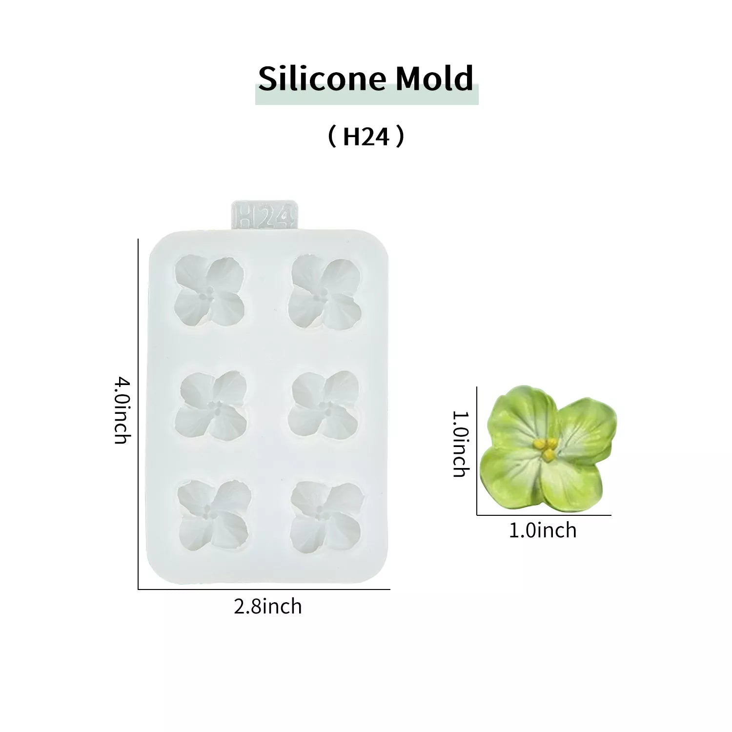 Flower Piping SIlicone Molds Set