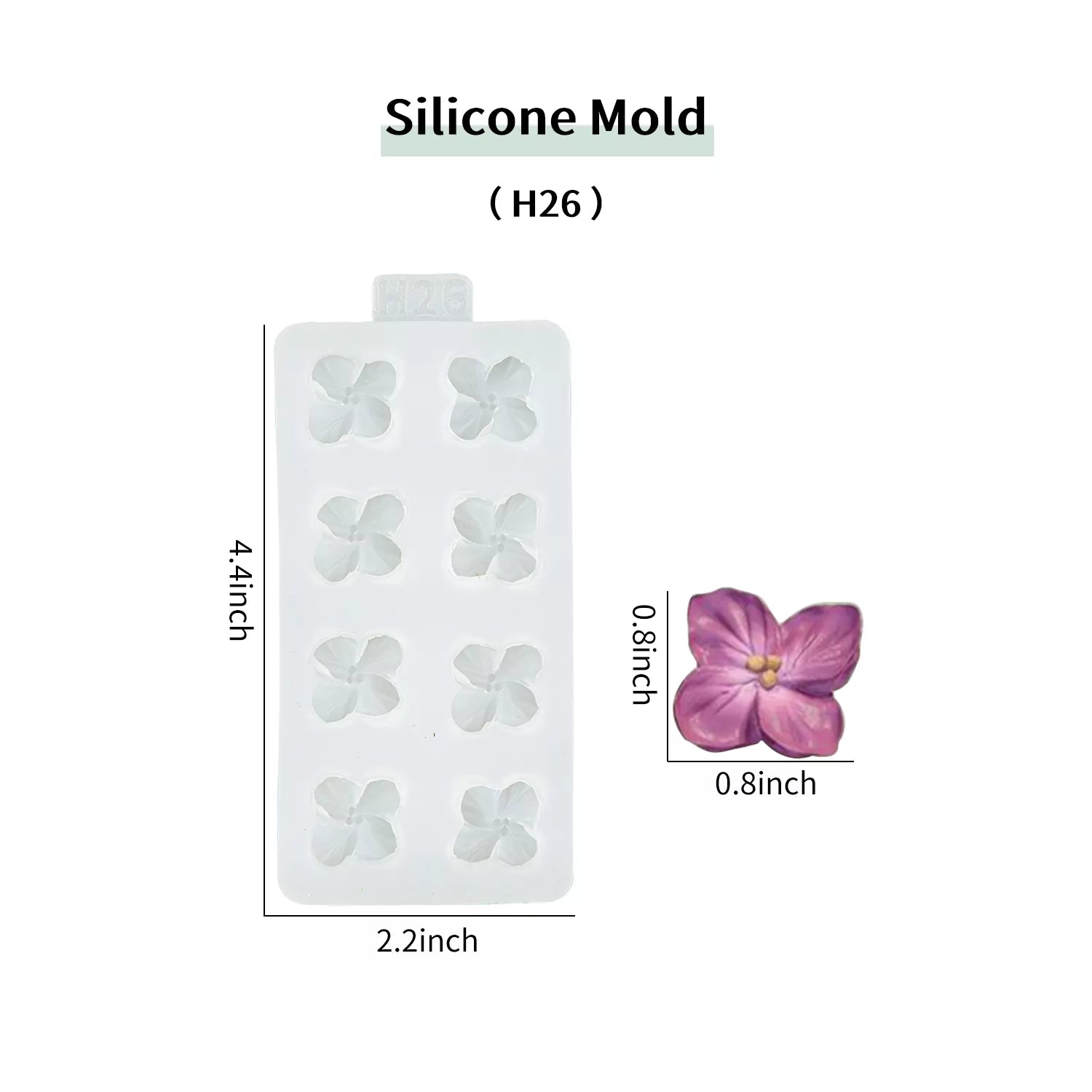 Flower Piping SIlicone Molds Set