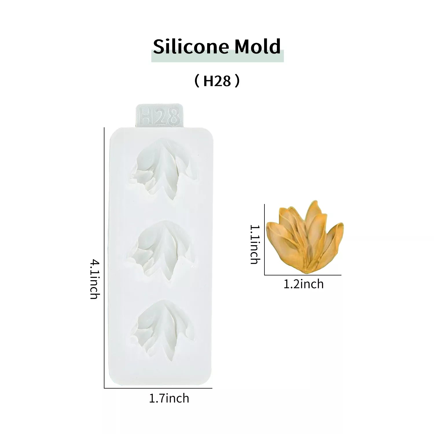 Flower Piping SIlicone Molds Set
