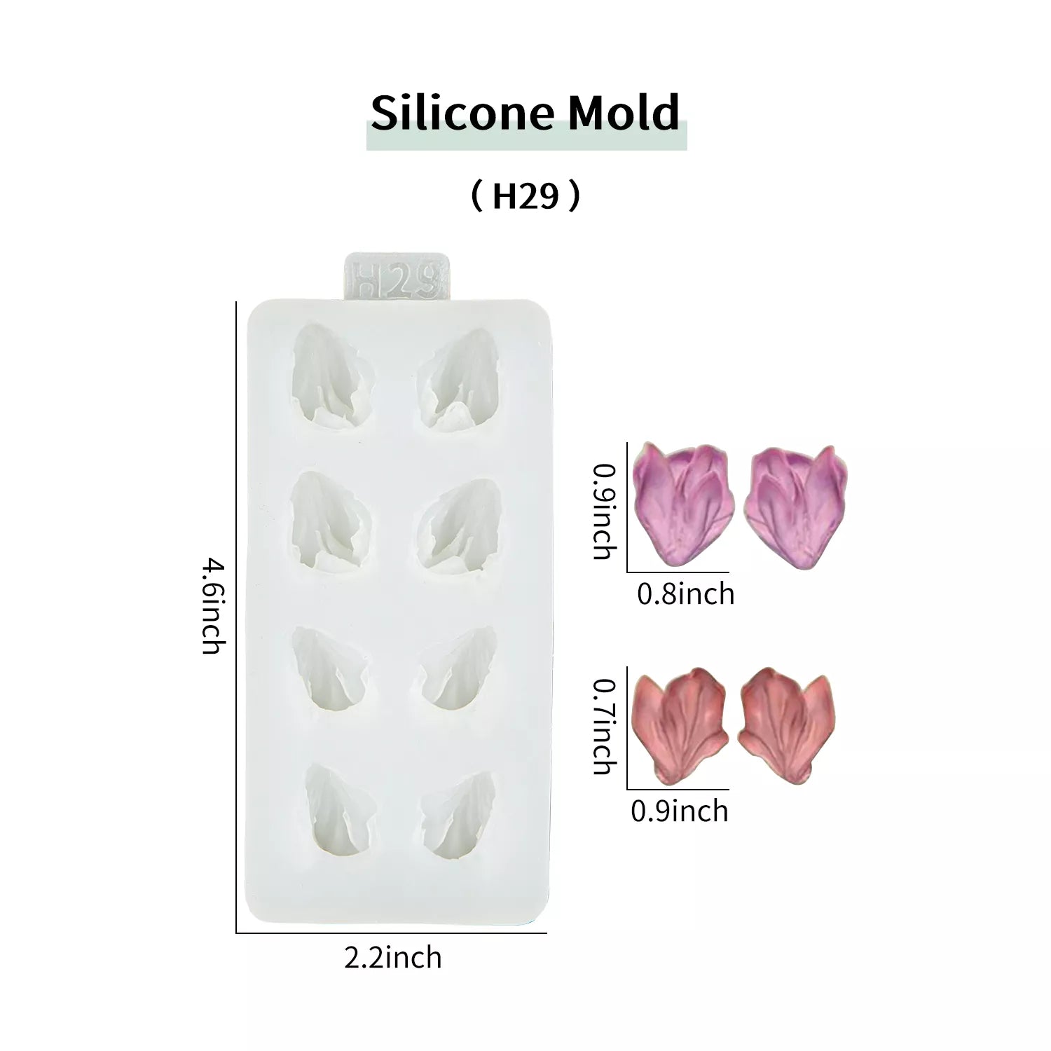 Flower Piping SIlicone Molds Set